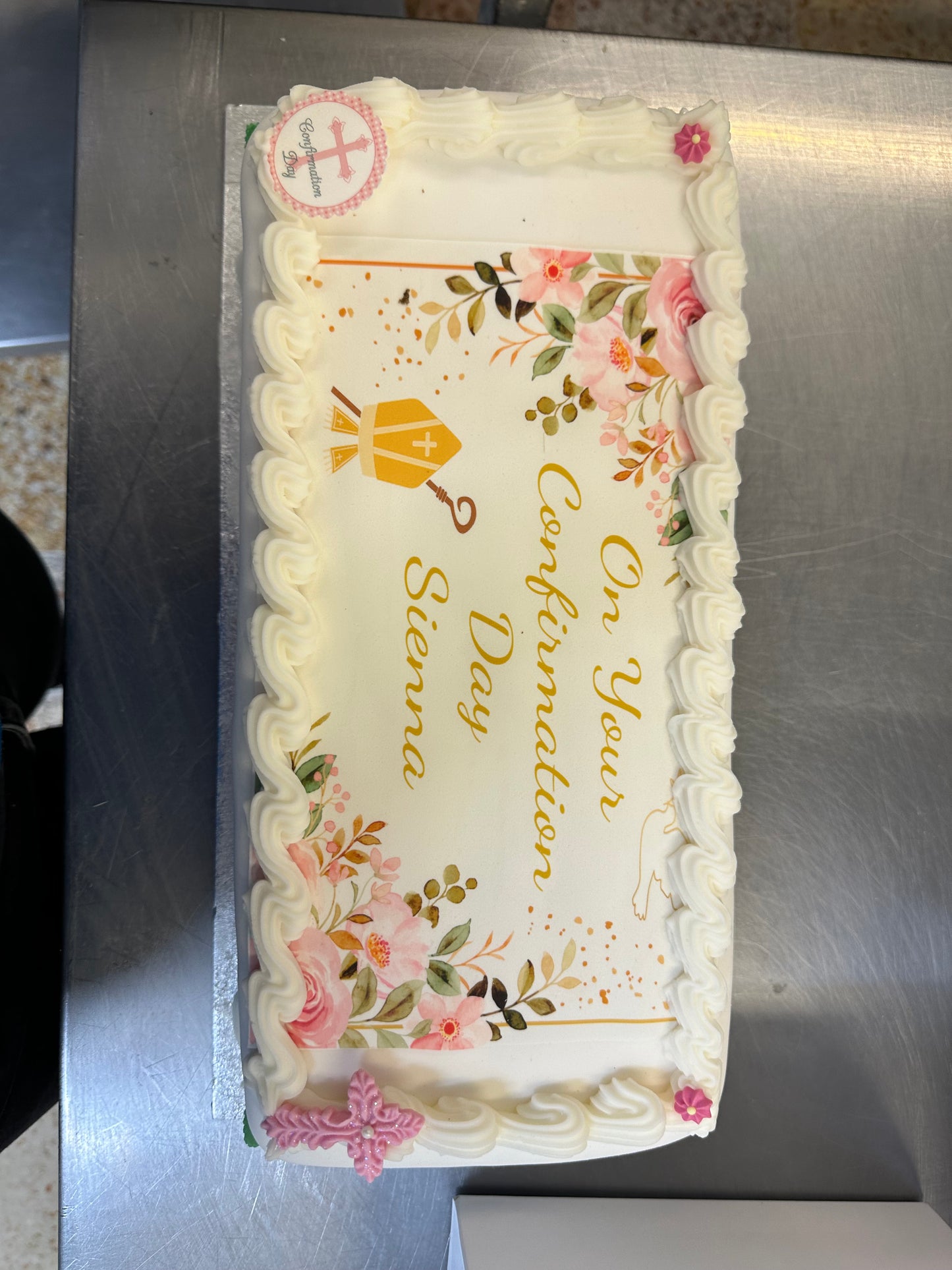 1/4 Slab Birthday Cake