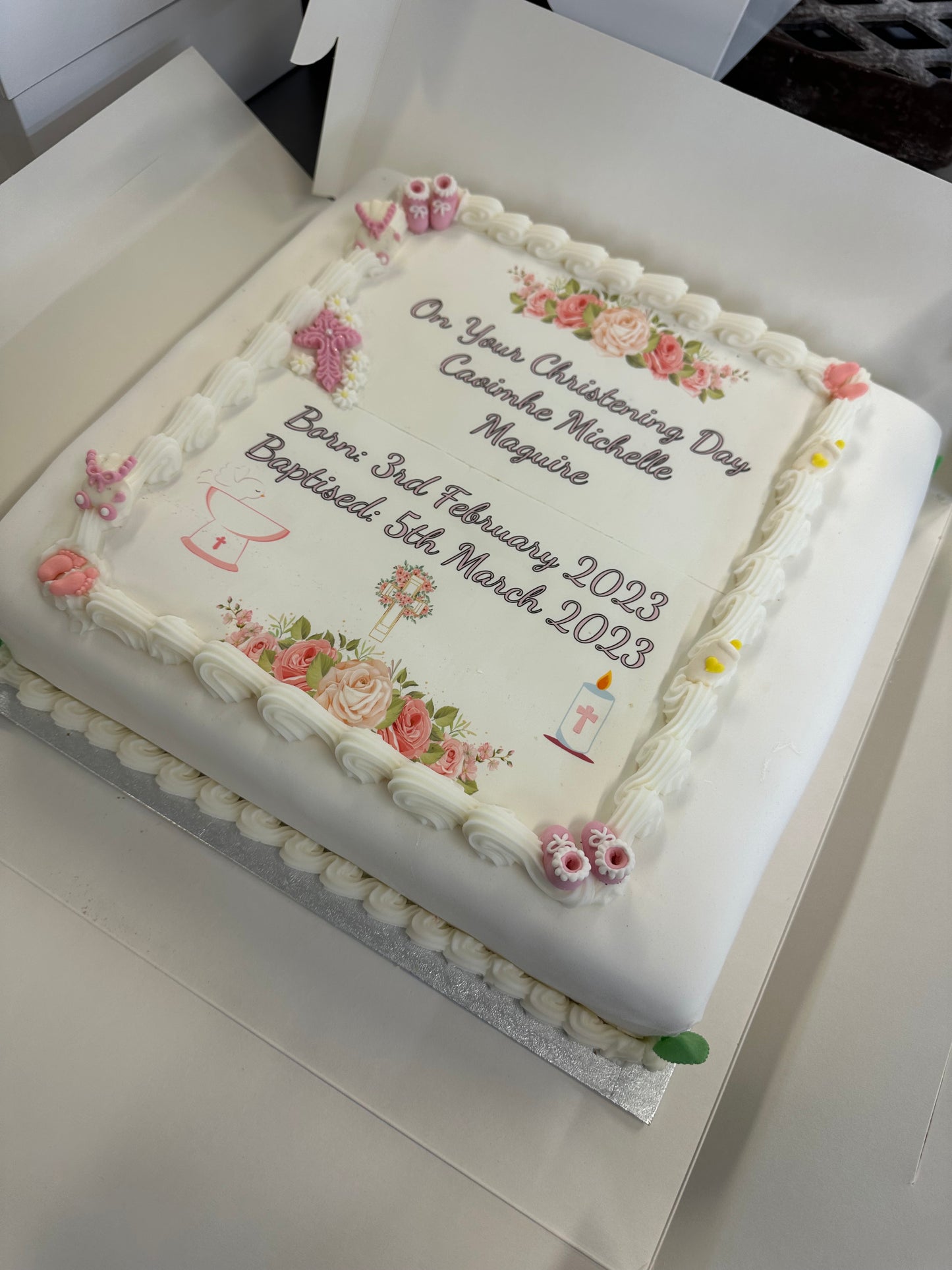 1/2 Slab Birthday Cake