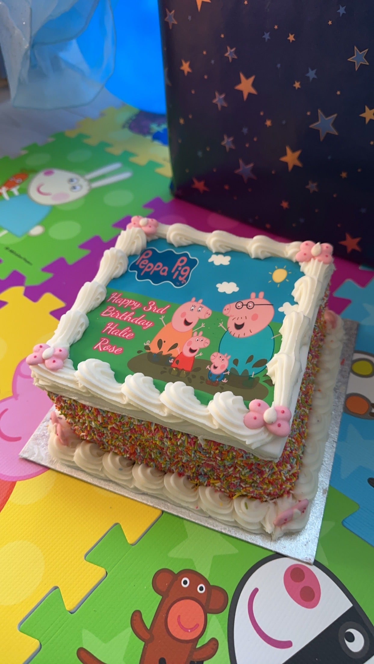 Square Birthday Cake