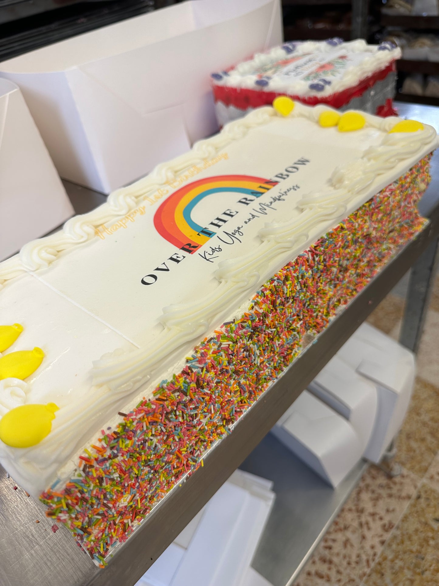 1/4 Slab Birthday Cake