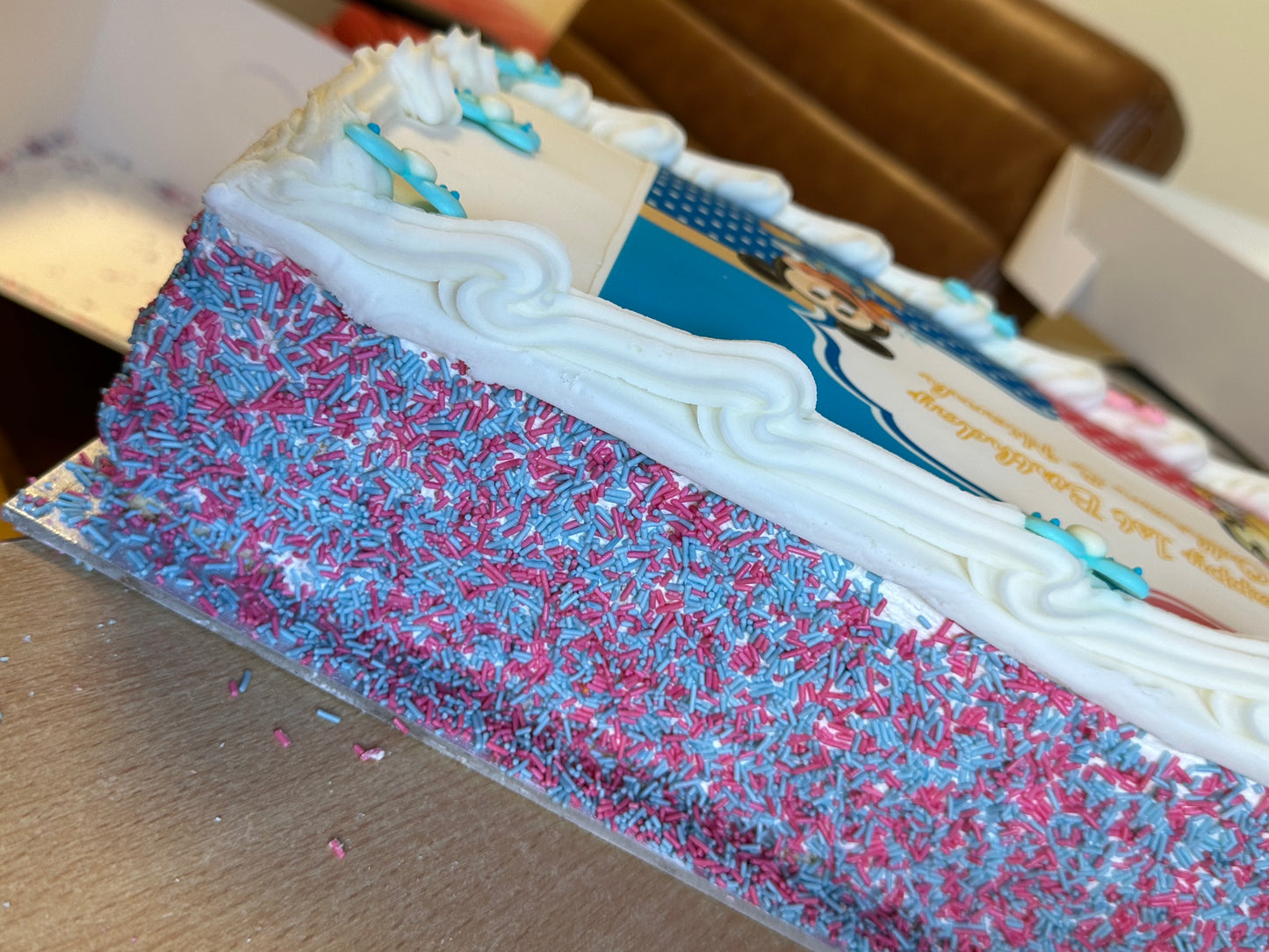 1/4 Slab Birthday Cake