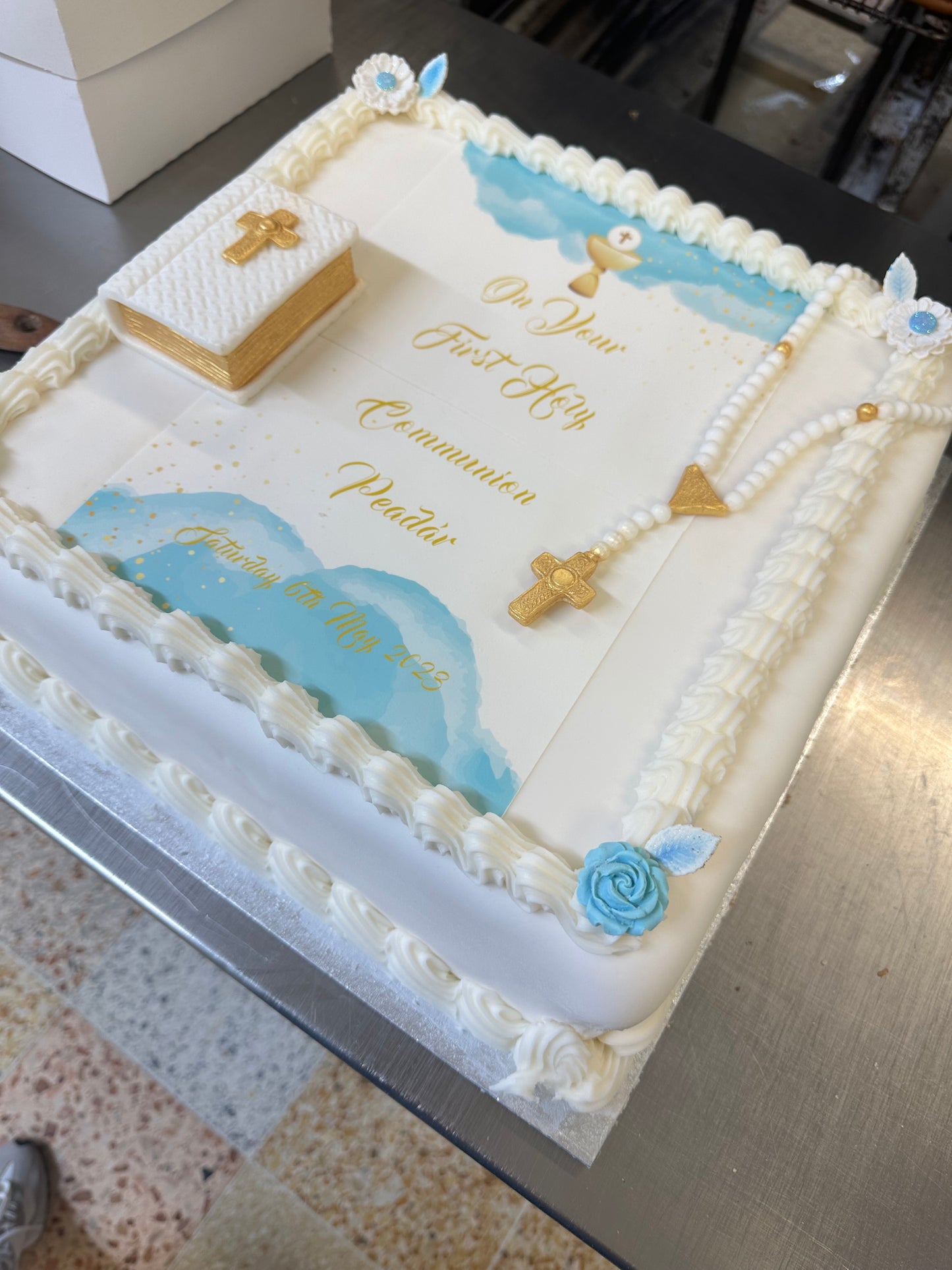 1/2 Slab Birthday Cake