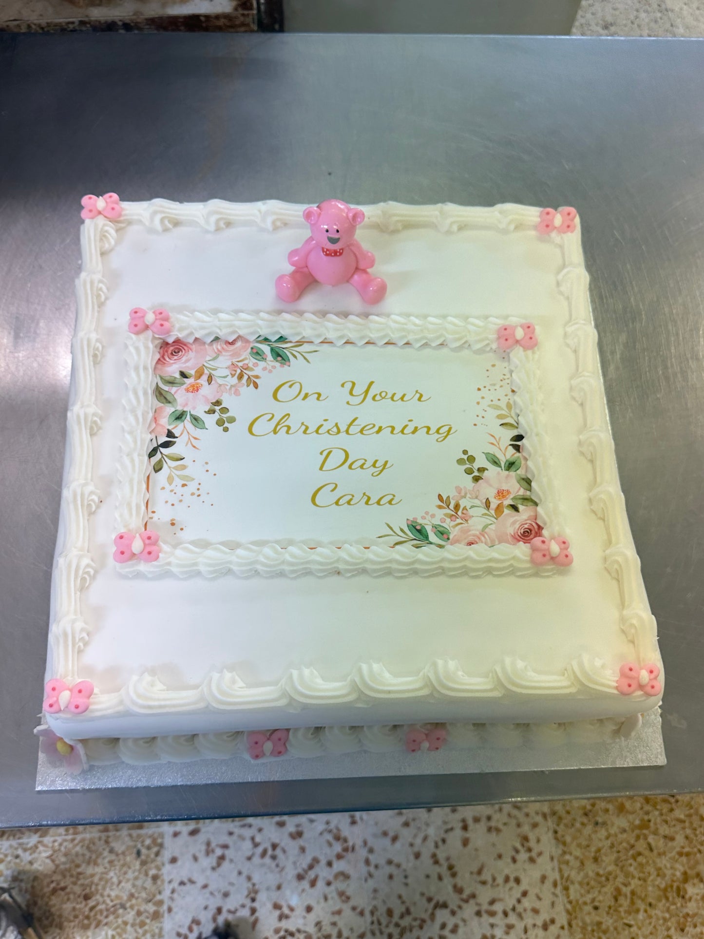 1/2 Slab Birthday Cake
