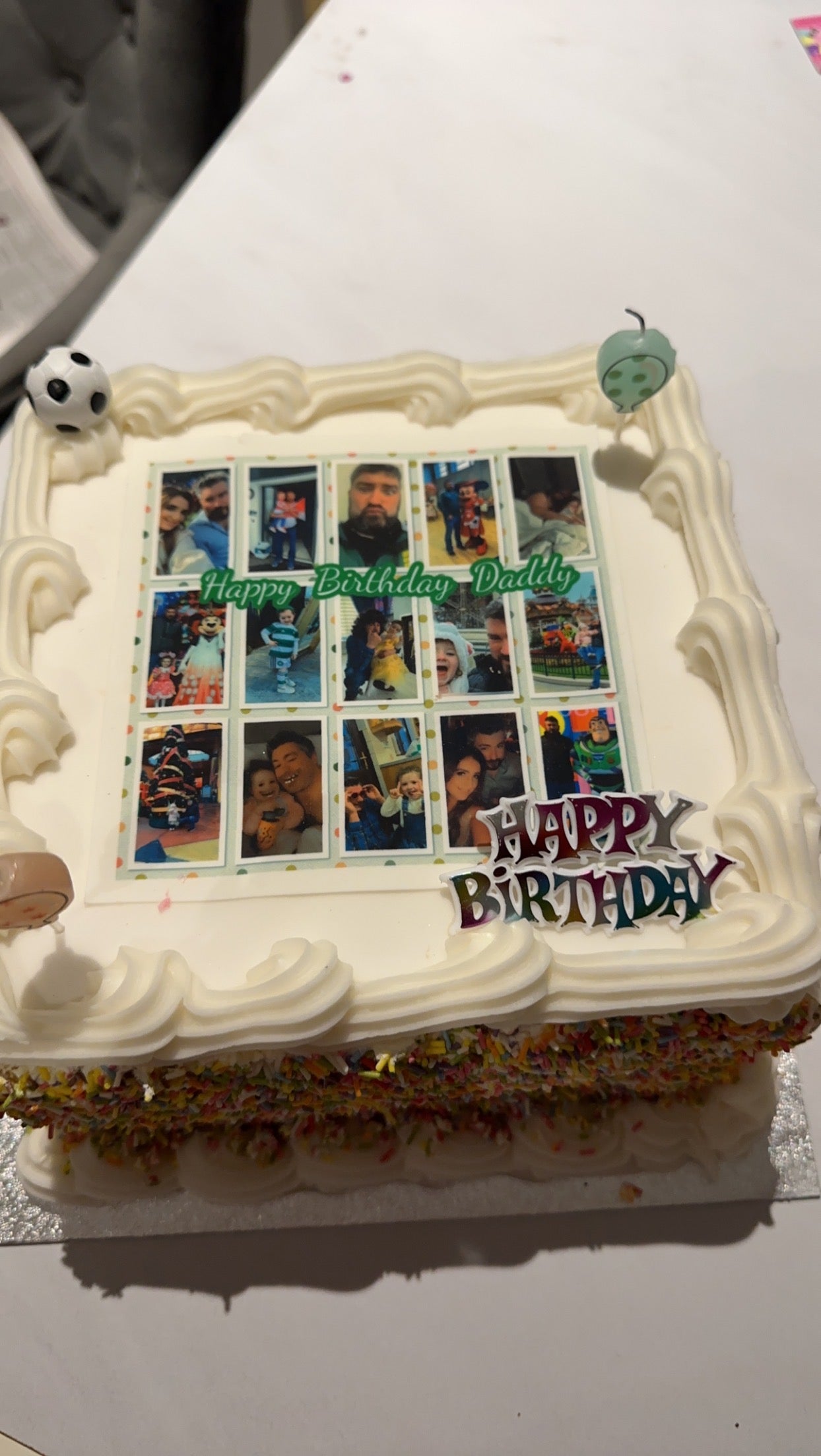 Square Birthday Cake