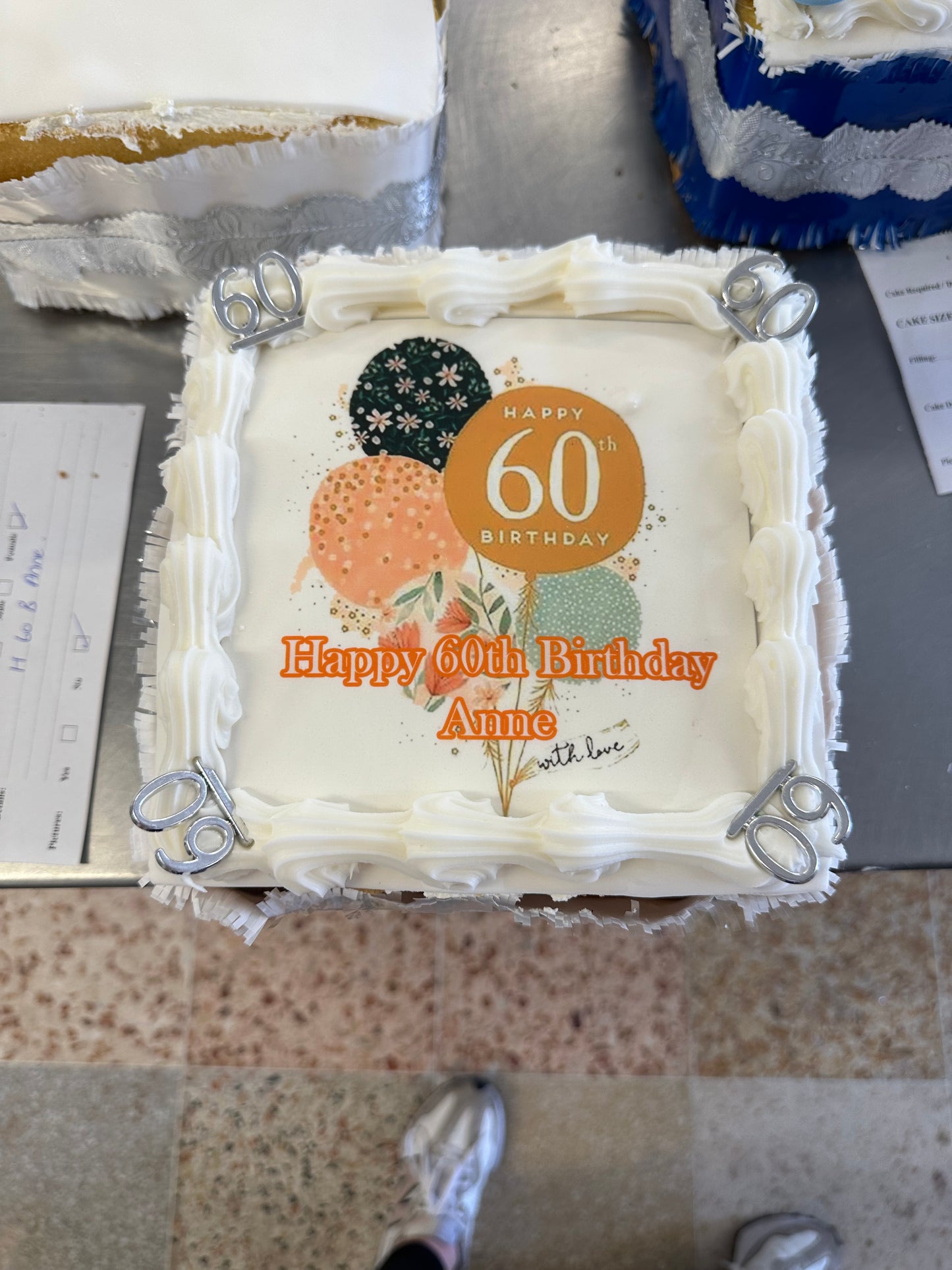 Square Birthday Cake
