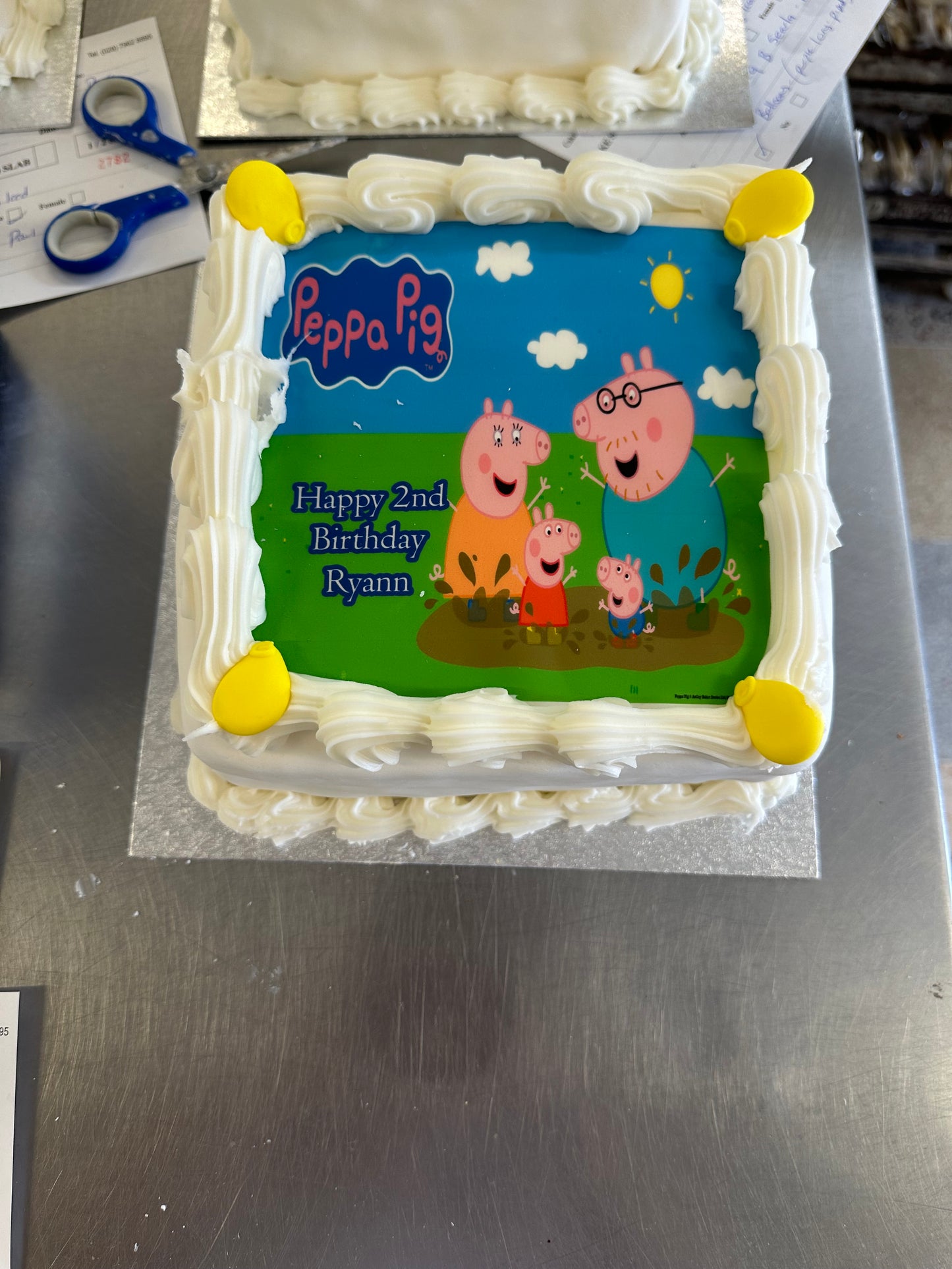 Square Birthday Cake