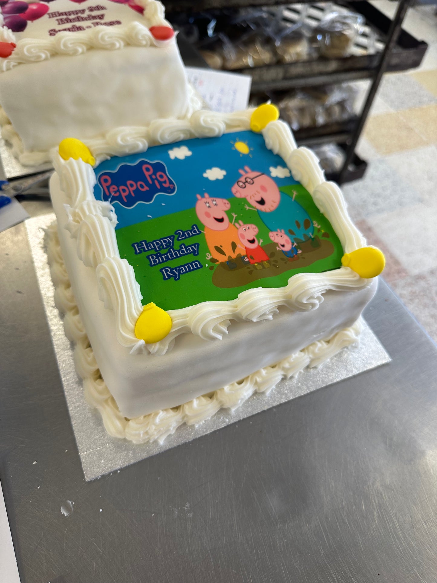 Square Birthday Cake