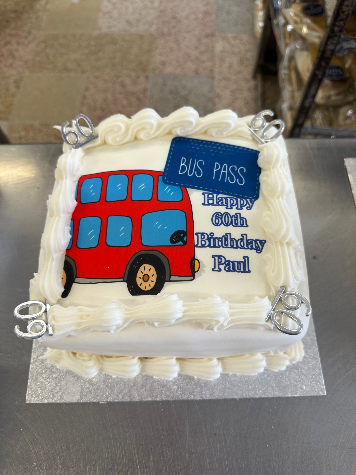 Square Birthday Cake
