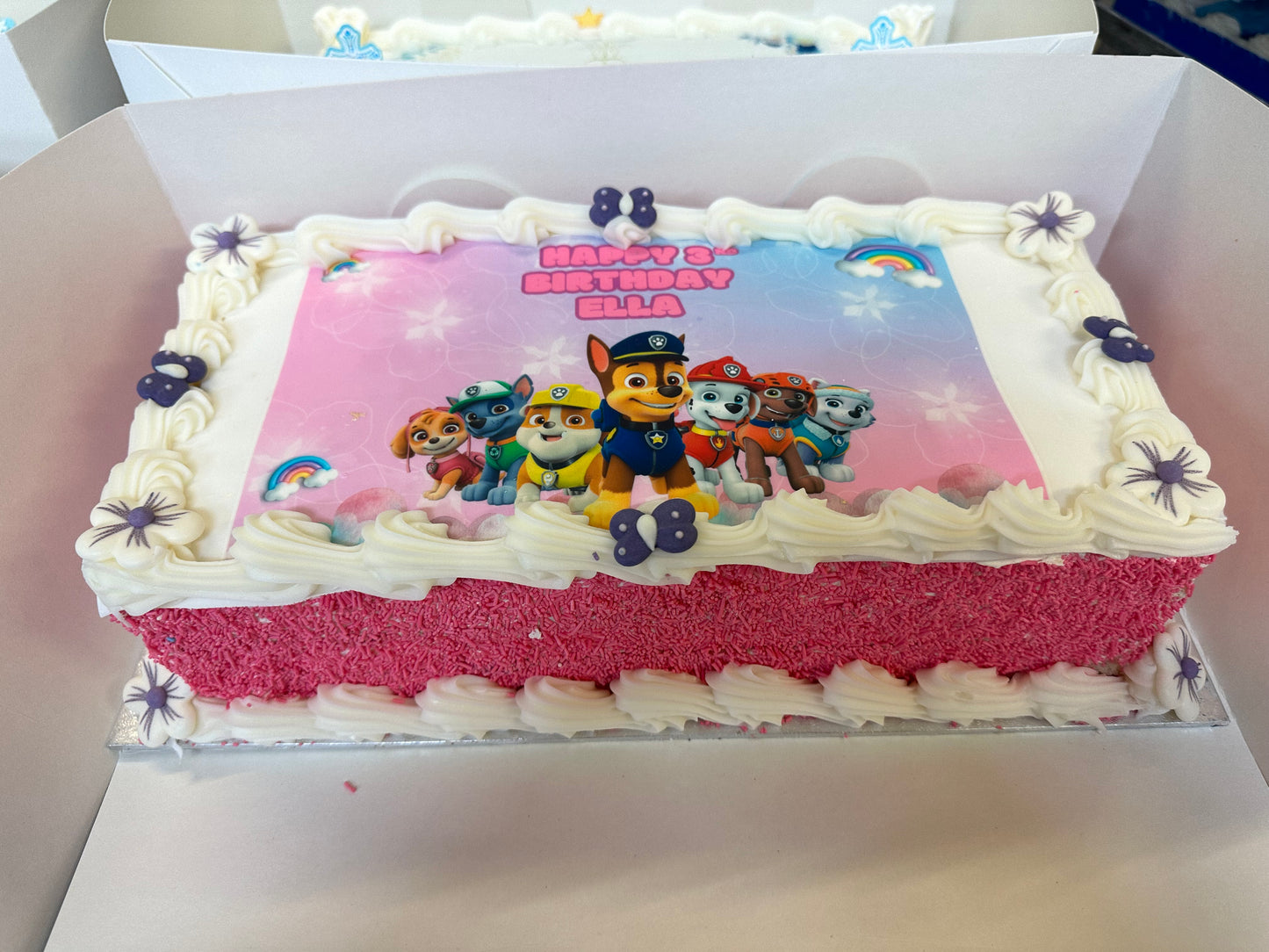 1/4 Slab Birthday Cake