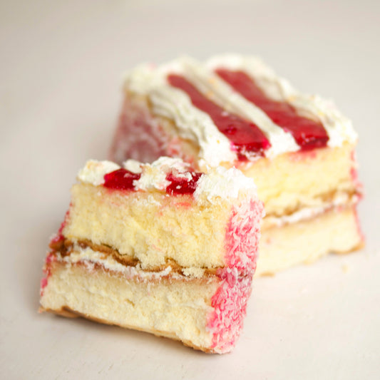 Jam & Coconut Sponge Cake