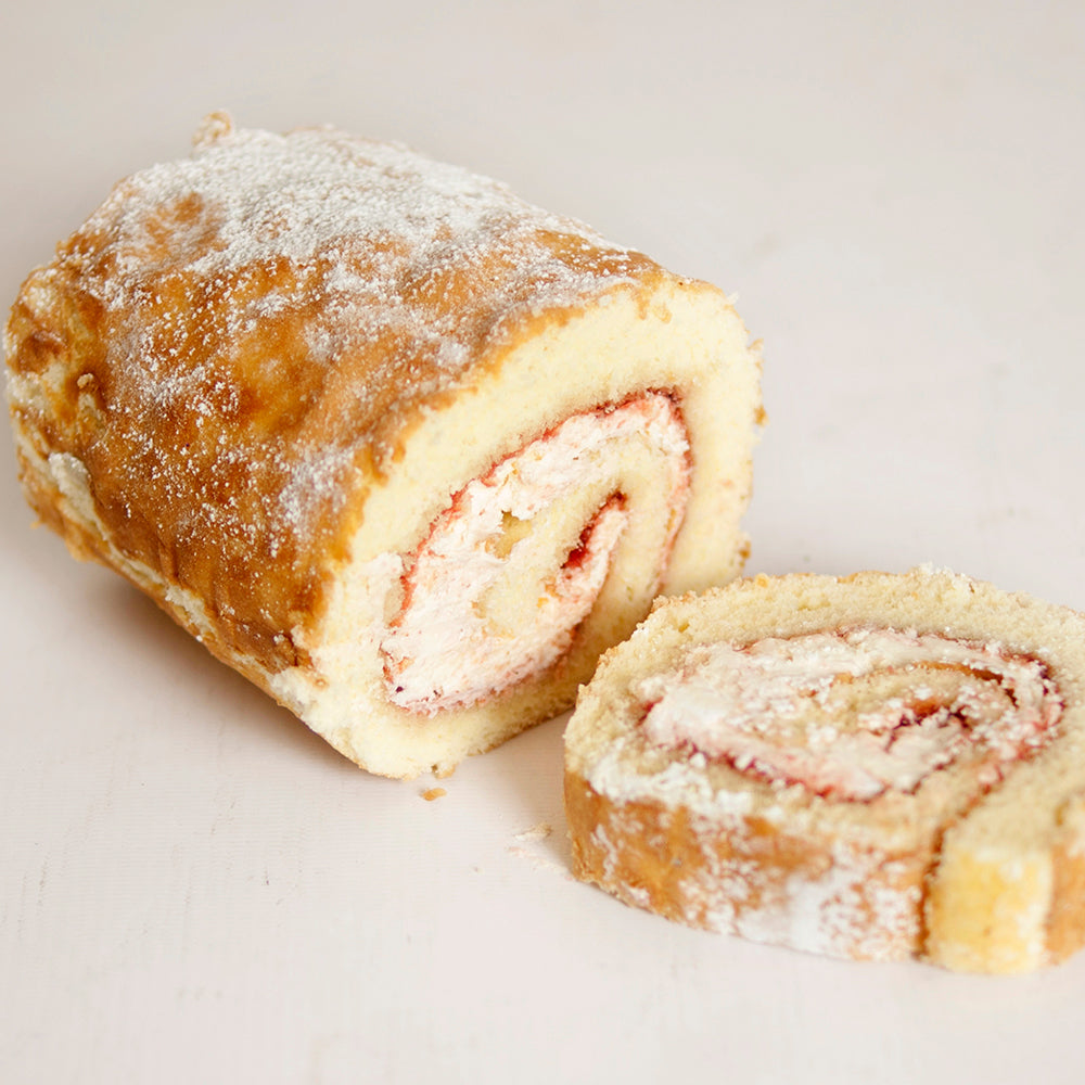 Raspberry Swiss Roll