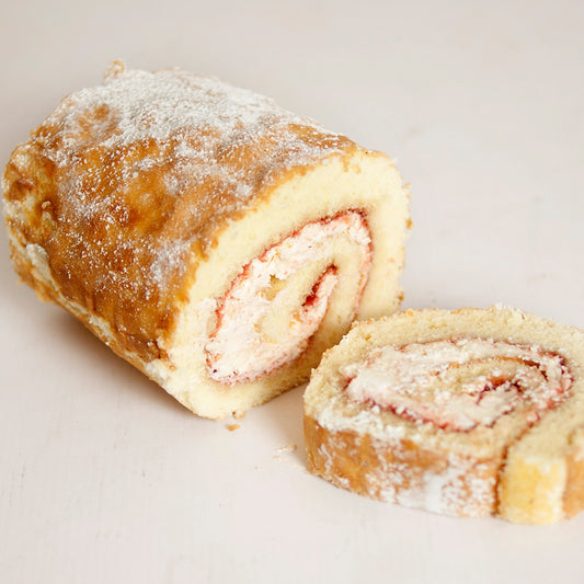 Raspberry Swiss Roll