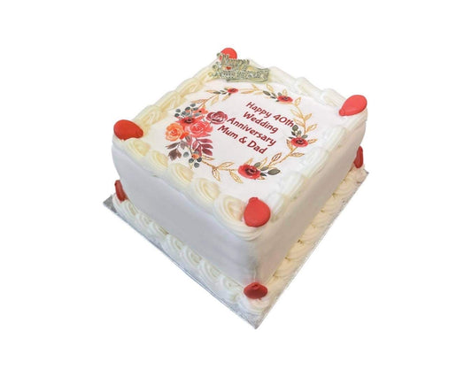 Square Birthday Cake
